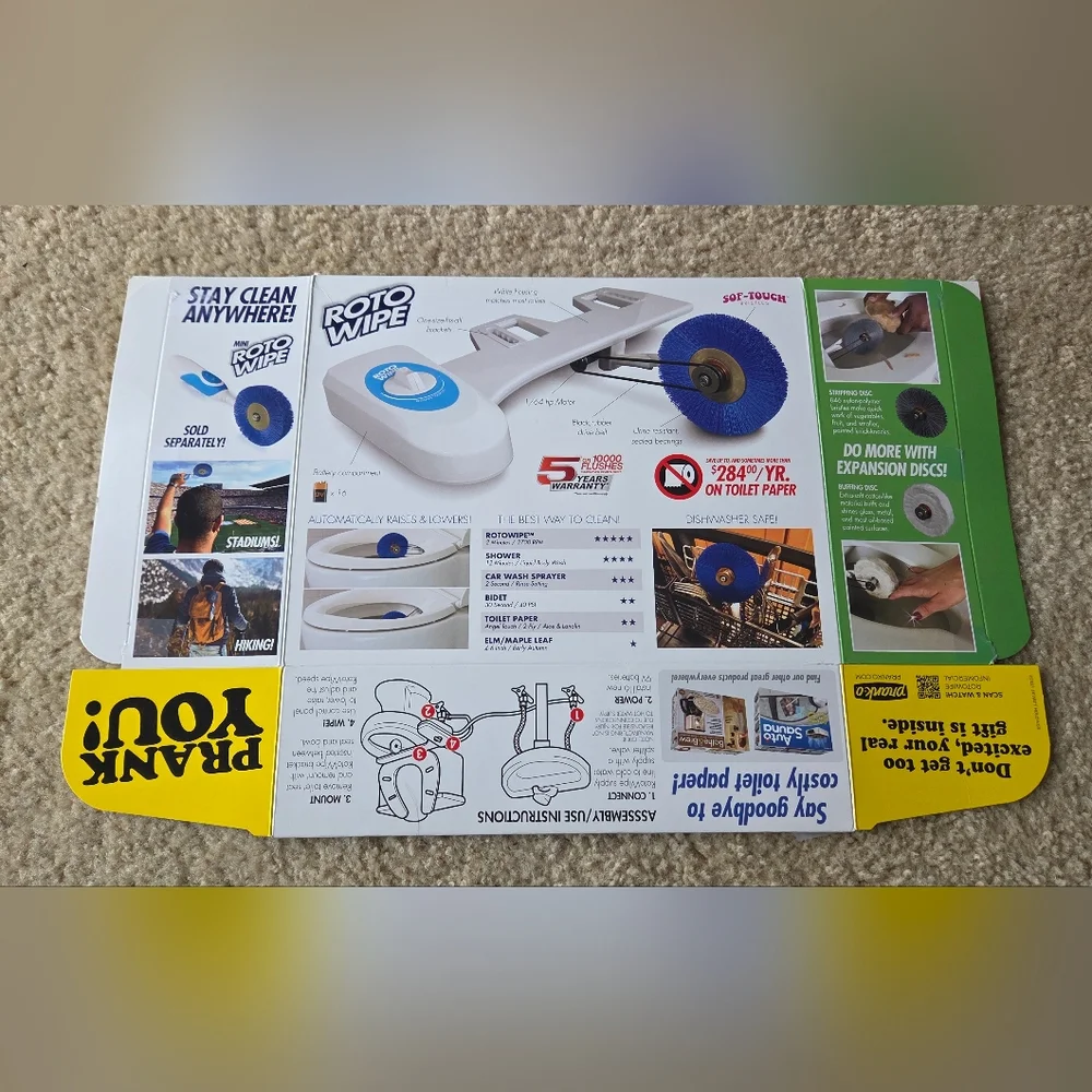Prank Gift Box - Roto Wipe - Picture 3 of 7